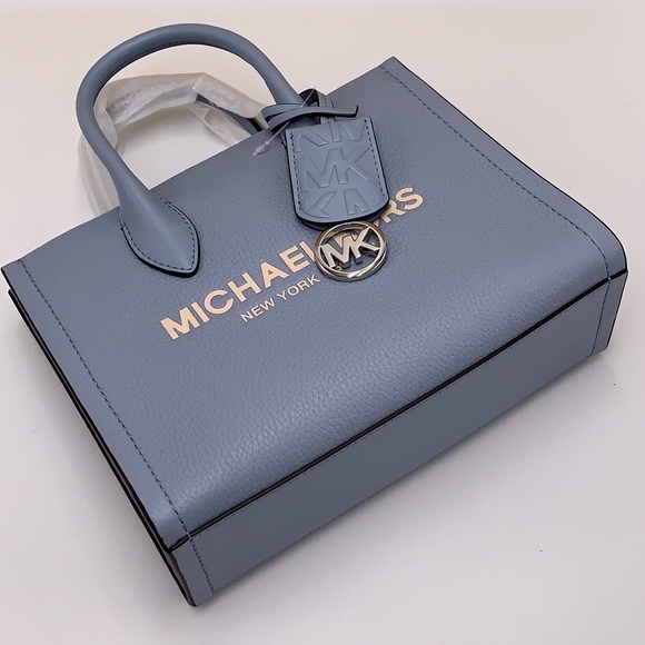 MICHAEL KORS Mirella Small Shopper TZ XBody Pebbled Leather Crossbody
Pale Blue - Picture 11 of 16